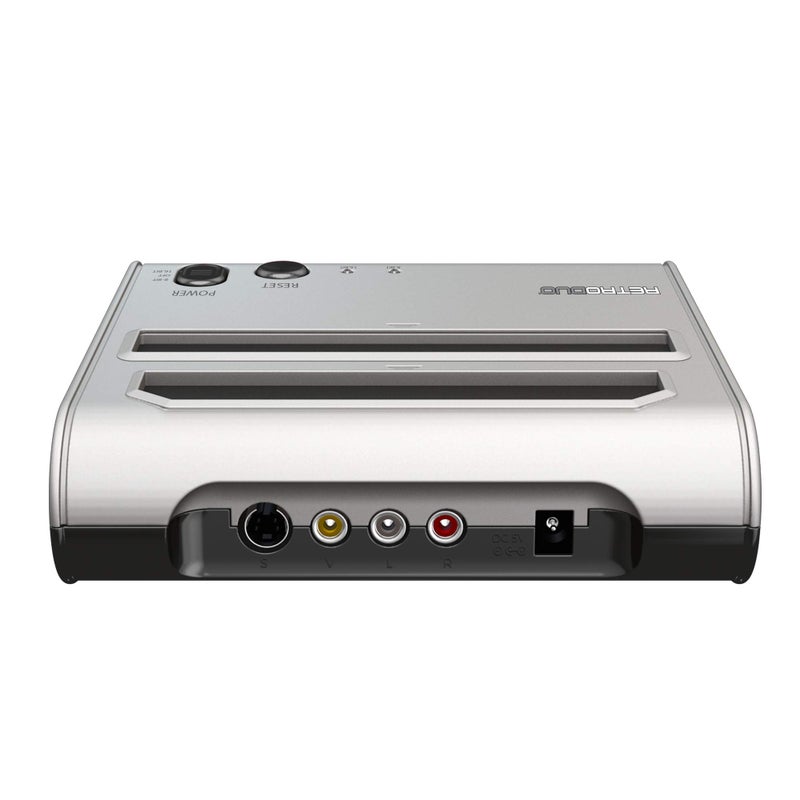 Retro Bit Retro-Bit Retro Duo 2 in 1 Console System - for Original NES/SNES, & Super Nintendo Games - Silver/Black - Image 2