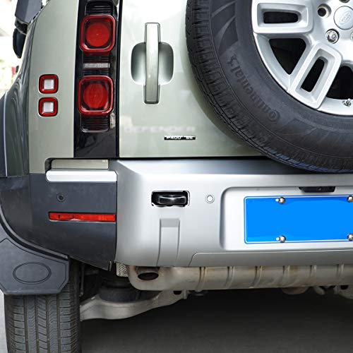 Yiwang Aluminum Alloy Iron Rear Bumper Tow Hook Rescue Accessories 2PCS for Land Rover Defender 110 2020-2022 (Black) - Image 5
