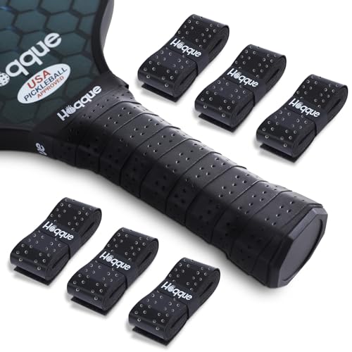 Hoqque 6 Packs Pickle Paddle Ball Grip Tape Tennis Badminton Racket Pick Overgrip Comfort Ball Equipment Accessories Dry Feel Racquet Handle Wrap Kit Tennis Lovers Women Men Birthday Ideal - Image 1