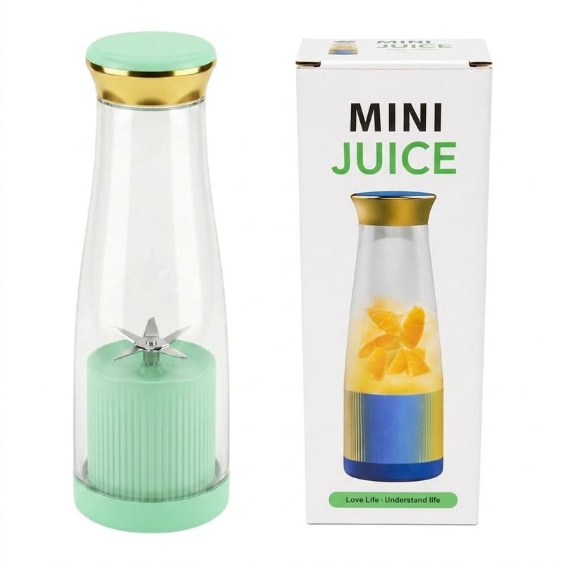 Portable Mini Juice Blender Bottle - Green - A1-462 - Image 1