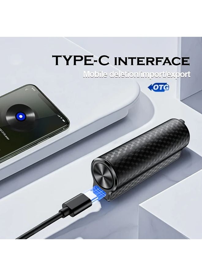 128GB Voice Recorder Noise Reduction USB MP3 Playback Magnetic Portable 2500mAh Battery - Image 4