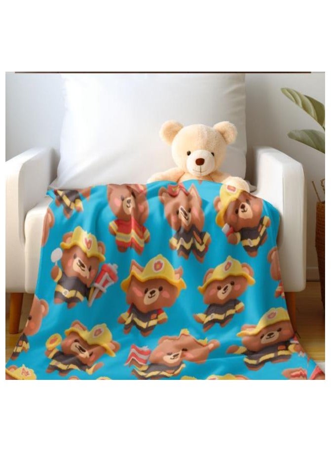 general Flannel thin blanket (warm and comfortable, suitable for sleep, gaming, dust removal and sandproof) 150cm*200cm - 853 - Image 4