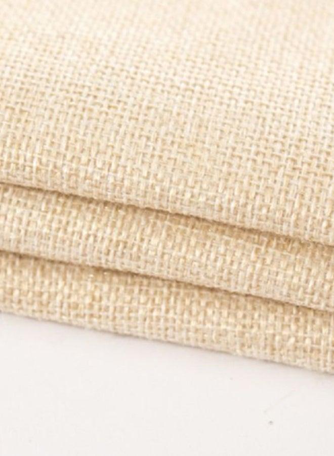 Sharpdo Square Shaped Printed Pillow Case Linen White - Image 4