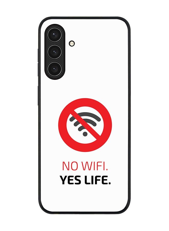 Stylizedd For Samsung Galaxy A26 5G Case,Slim fit Camera Protection, Shockproof Thin Phone cover  - No Wifi, Yes Life - Image 1