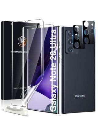 For Samsung Galaxy Note 20 Ultra Screen Protector 2 Pack Tpu Film [Not Glass] With 2 Pack Camera Lens Protector Bubble Free[Fingerprint Reader] Screen Protector For Note 20 Ultra Case Friendly - pzsku/Z016ED72B8F775033F909Z/45/_/1705943032/f1a43b2e-a5f1-4117-b629-306bb057b1d7