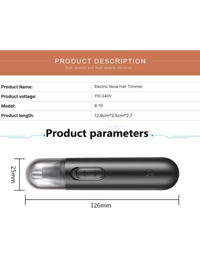 EasyLife - Rechargeable Nose And Ear Trimmer Shaver Men Clean Trimmer - Image 1
