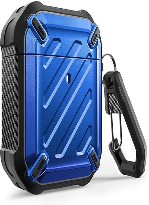 SUPCASE [Unicorn Beetle Pro Series] Case Designed For Airpods, Full Body Rugged Protective Case Compatiable with Apple AirPods 1st/2nd - Blue