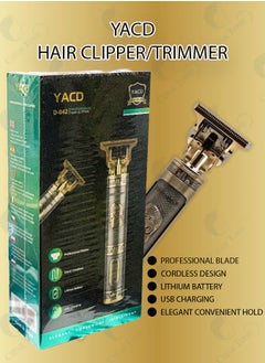 YACD Affordable Elegant Metal Body Cordless Hair Clipper l Best Trimmer l Professional Stainless Blade l USB Charging l Upto 120-Minute Battery Usage l Lithium Battery  - Image 3
