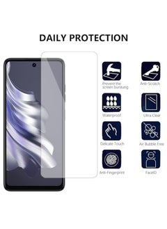 X-level Tecno Spark 20 4g Screen Protector With Glass Tempered Bubble Free With Anti-Scratch With Anti-Fingerprint With 9H Hardness 2.5D Curved Edge Screen Protection For Tecno Spark 20  - Image 2