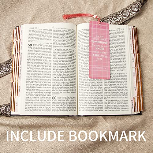 CANIPHA Bible Tabs for Women/Men/Kid,96 Laminated Index Tabs in Total for Study, Journaling Supplies,Christian Gift,7 Catholic 66 Old and New Testament Bible Book Accessories,23 Blank Tab - Image 3