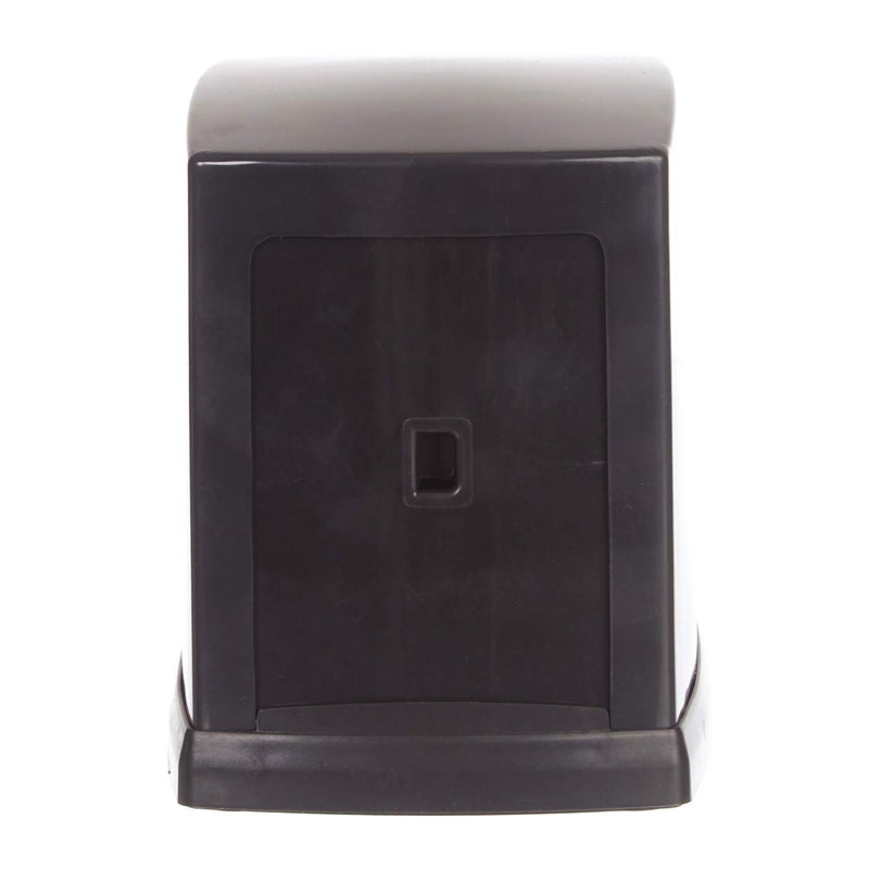 KR STORE Double Side Cube Table Top Tissue Dispenser with LFold 400 Pcs Tissue Paper Refill Black - Image 4