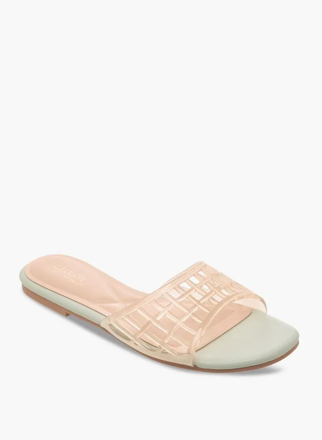 Celeste GREEN Women Slip-On Sandals for Women | Best Price UAE