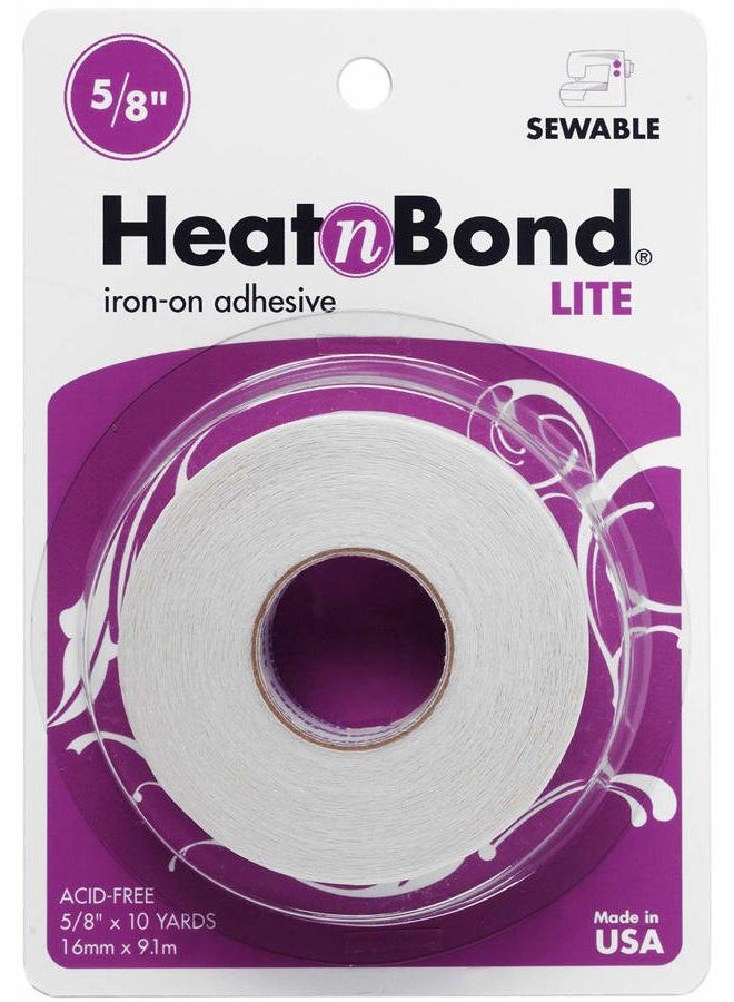 HeatnBond Lite Adhesive, 5/8 Inch x 10 Yards - Image 1