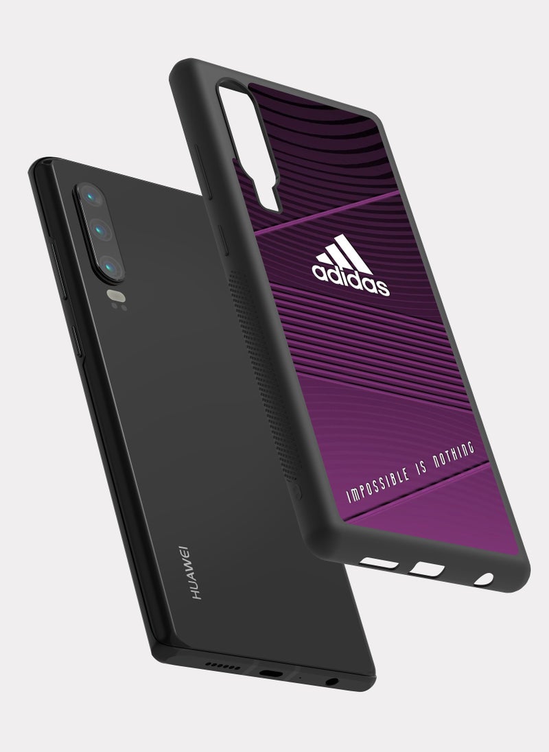 بكسلات كفر هواوي بي 30 اديداس بنفسجي ابيض - Image 2