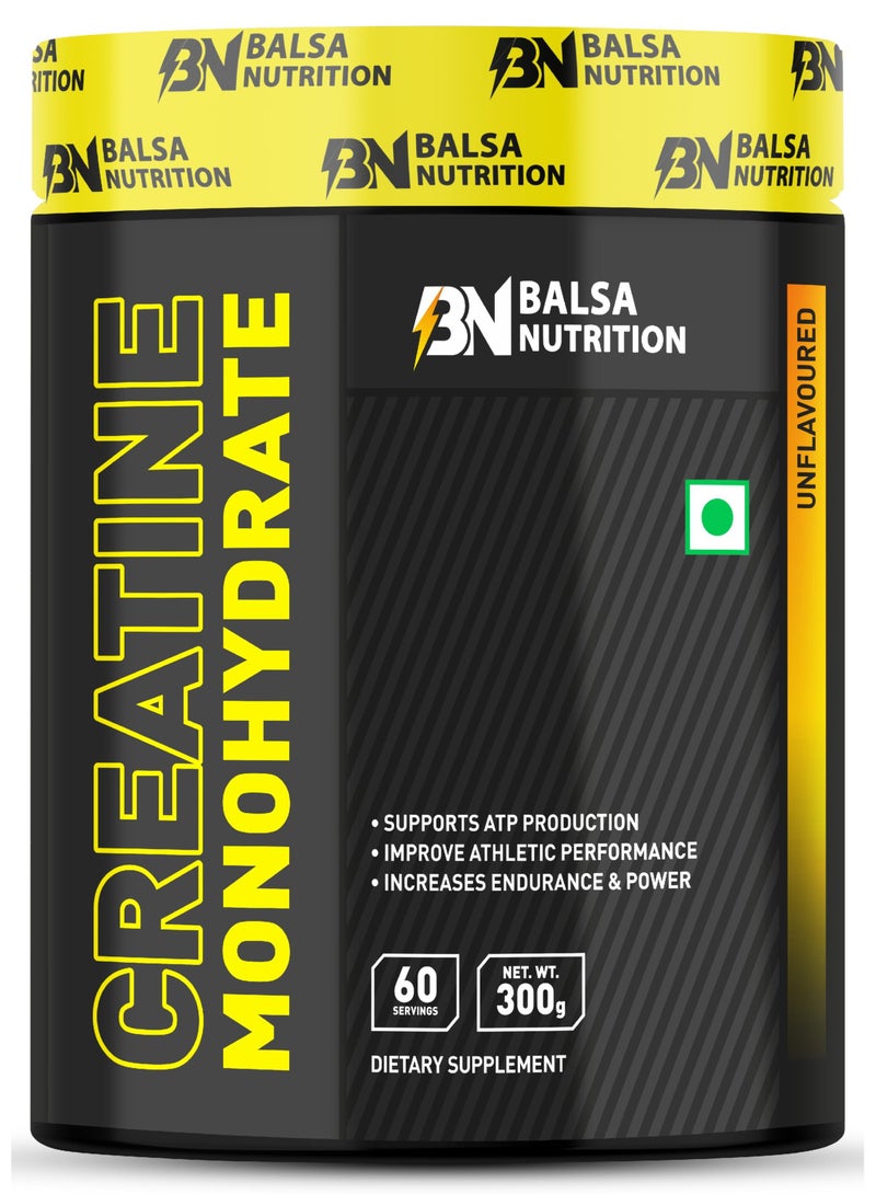 Balsa Nutrition Creatine Monohydrate Powder- 300gm - Image 1