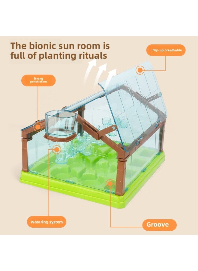 Children's Mini Sunshine Room Planting Creative Plants Fruits And Vegetables Handmade Diy Science Experiment 6 Student Toys-Specifications:Extra Large Fruit-e-commerce Clothing [37cm]]  - Image 4