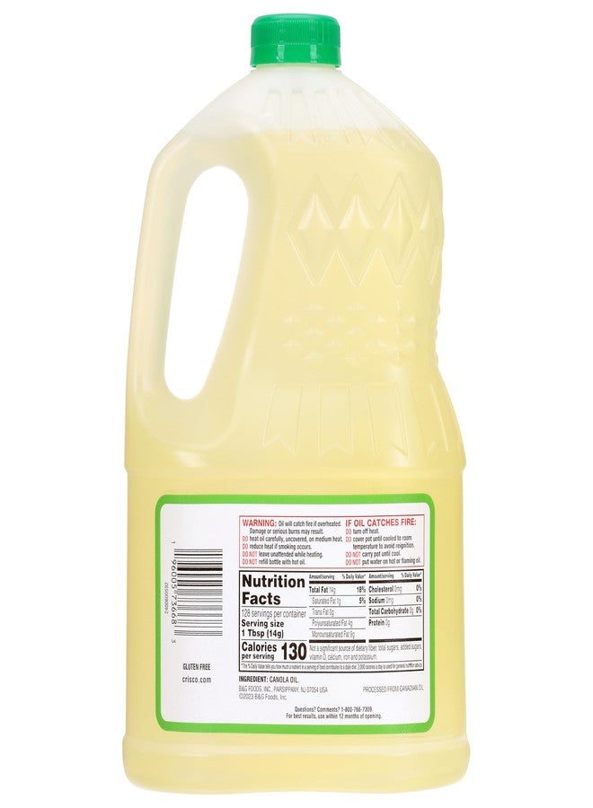 Crisco Pure Canola Oil, 64 Fluid Ounce - Image 2
