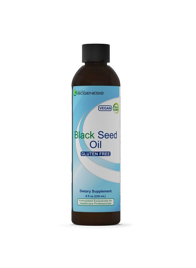 Nutra BioGenesis Black Seed Oil Black Cumin Seed Extract Vegan Gluten Free Nongmo 8 Fluid Ounces - Image 1