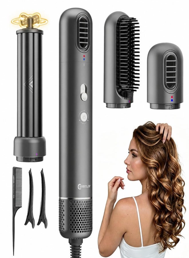 EHBELIF Air Styler Wrap Multi-Styler Dual Direction Air Curler for Left & Right Curls Lightweight 110K RPM 800M Ionic 3-in-1 Hair Styling Tool for Curling, Straightening & Volumizing Travel Home - Image 1