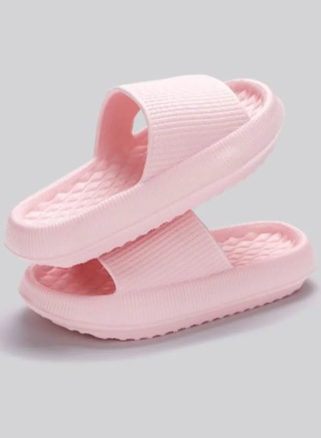 Sneak-a-Peek Thick Sole Textured Comfort Slides by Styli