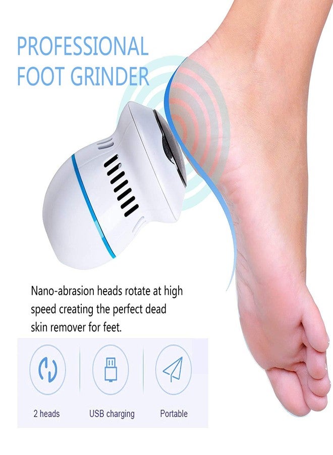 MABRON (FIRST TIME IN INDIA WITH 19 YEARS WARRANTY) New Electical Portable Pedi Foot Cleaner & Callus Remover The Ultimate Solution for Hard, Cracked Skin and Massage_Rg29 - Image 2