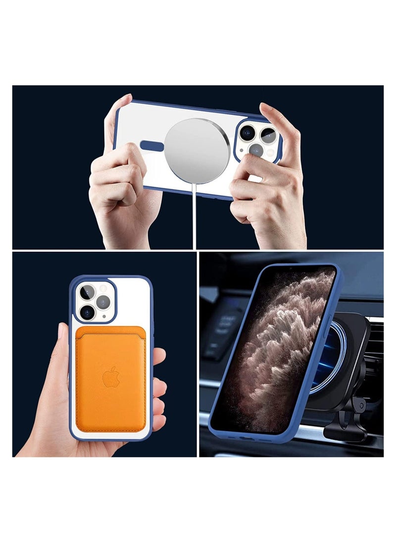 Raxoom iPhone 11 Pro Max Case Clear Magsafe Slim Cover, Ultra-Thin Shockproof and Anti-Yellow Transparent Protective Cover