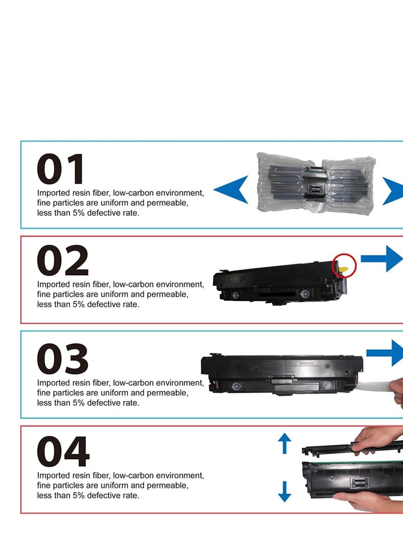 Terabyte خراطيش حبر ليزر 17A CF217A لطابعة HP باللون الأسود - Image 2