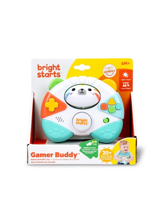 Bright Starts Lights & Giggles Gamer Buddy Game Controller Toy (11.43 cm) - Image 1