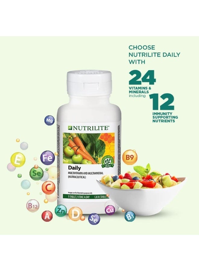 نوتري لايت نيوتريلايت دايلي (Nutrilite Daily) - فيتامينات متعددة - عبوة تحتوي على 120 قرصاً - Image 2