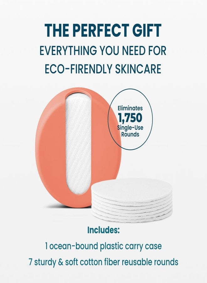 LastObject LastRound® Large Sustainable Reusable Cotton Rounds for Facial Cleansing - Zero-Waste Eco-Friendly Makeup Remover Pads for All Skin Types with Travel Storage Case - Image 3