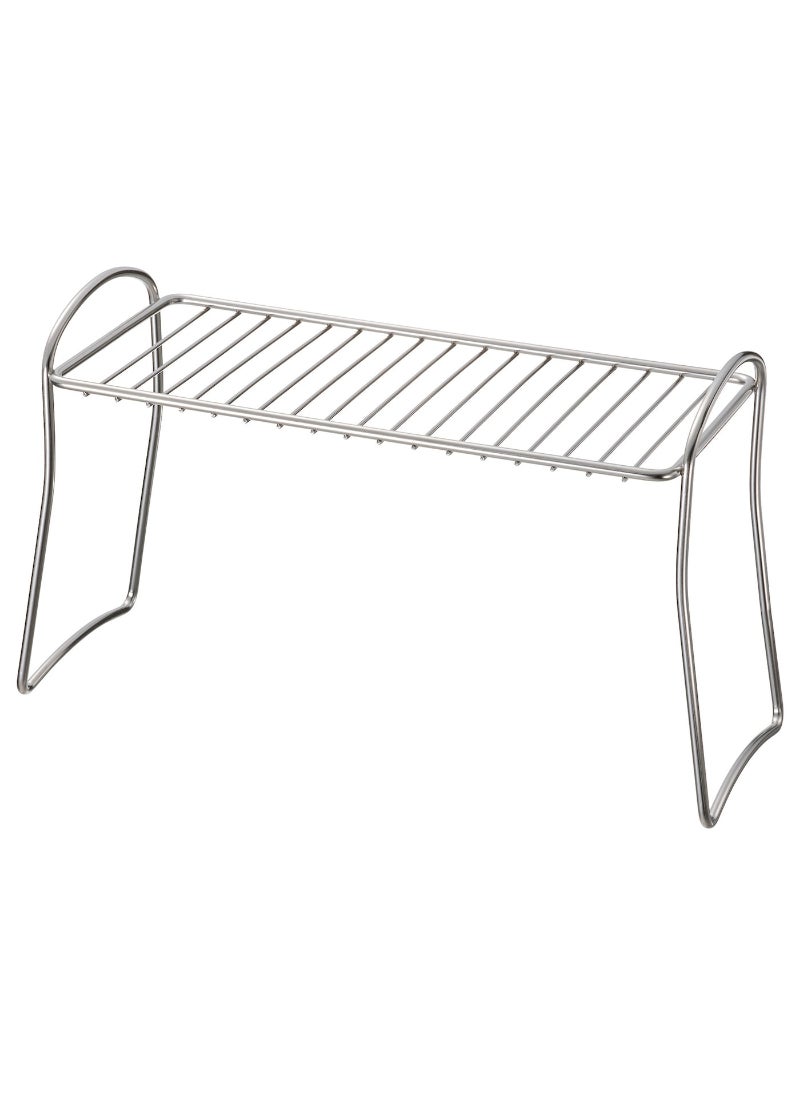 Dish Drying Shelf Compact and Space-Saving Design, Made from Durable Stainless Steel 13x32 cm