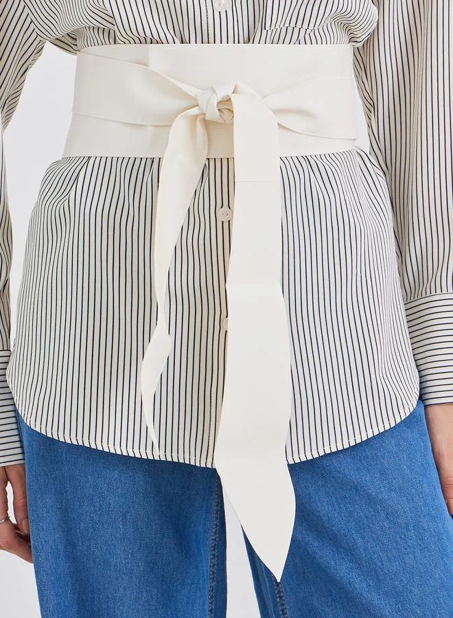 ستايلي Styli Ribbon Satin Belt