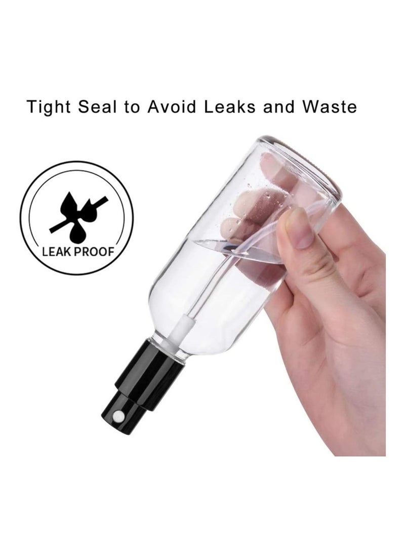 Generic - Empty Glass Spray Bottles, Tiny Spray Bottles, Fine Mist Spray, for Essential Oils, Perfume, Massage, Hair, Refillable Spray Bottles with Lids, Mini Travel Bottles, 100ml  2 Pcs, Clear - Image 1