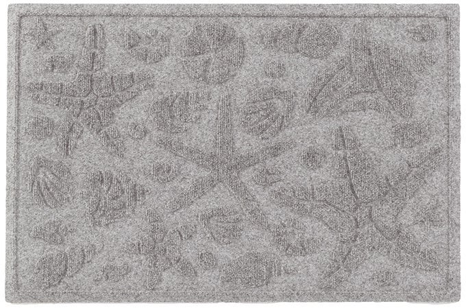 AQUA SHIELD BEACHCOMBER DOORMAT 2 X 3 MEDIUM GREY