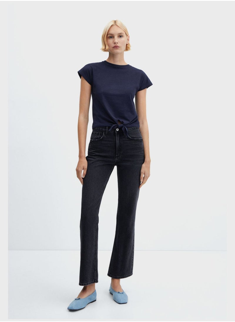 MANGO - Crew Neck T-Shirt - Image 1