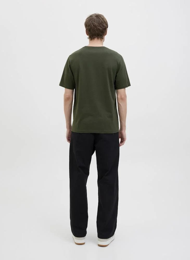 جاك & جونز Jjecorp Graphic Crew Neck T-Shirt
