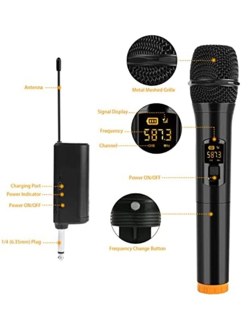 ACLIX Parties Battery Powered Plug And Play Home Singing Wireless Handheld Stage Outdoor Karaoke Microphone Recording Dynamic - Image 1