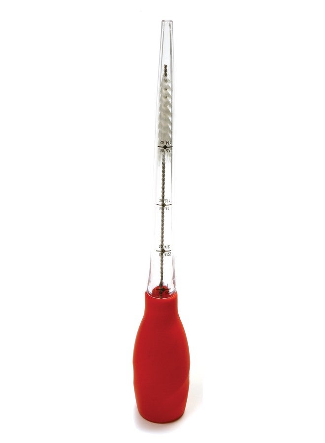 Norpro Silicone Stand Up Baster with Cleaning Brush, One Size, Red - Image 1
