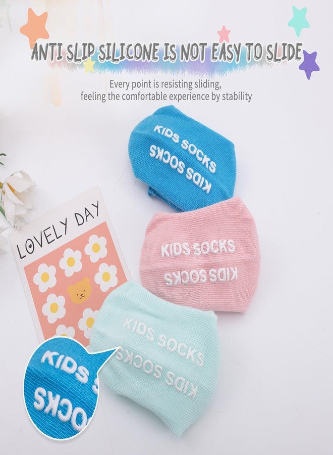 Aroveea Baby Toddler Socks Grip Non Slip Kids Boys Girls Cotton Socks 12 Pack Ankle Cute Newborn Socks 3-5T - Image 5