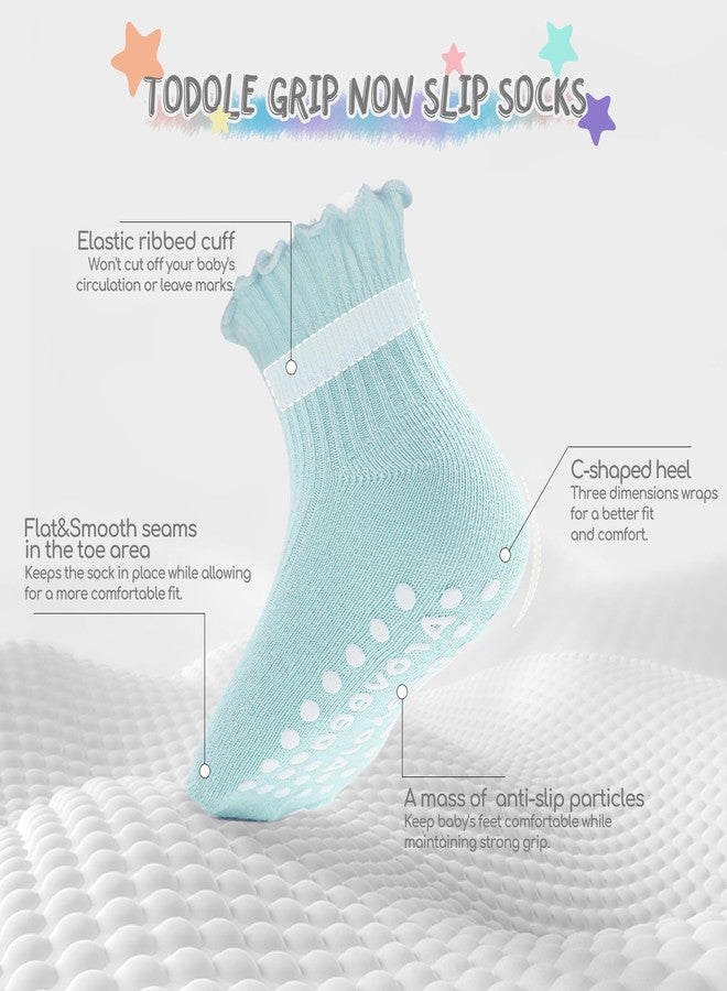 Aroveea Baby Toddler Socks Grip Non Slip Kids Boys Girls Cotton Socks 12 Pack Ankle Cute Newborn Socks 3-5T - Image 3