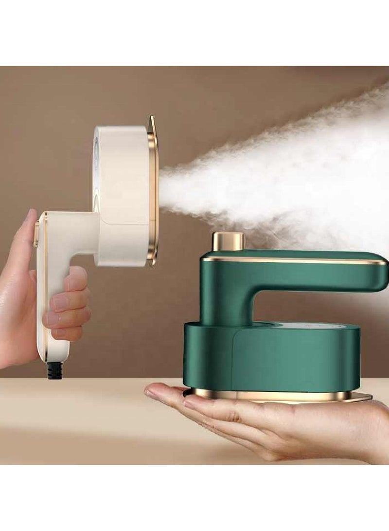 CREATIVE LIFE Professional Portable Mini Travel Garment Steamer for Clothes Steam Iron Press, Lightweight Foldable Handheld Travel Iron, Support Dry And Wet Wrinkle Removal in Clothes - Image 1