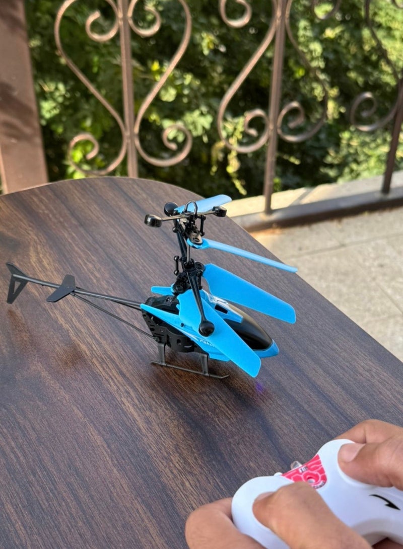 العاب طائرة مروحية تعمل بالتحكم عن بعد، هيليكوبتر 2.5 قناة طيران بتعليق عالي منخفض، هليكوبتر صغيرة بريموت كنترول لهدايا حفلات الاطفال، هدايا عيد ميلاد للاولاد والبنات - متعددة الالوان - view 2