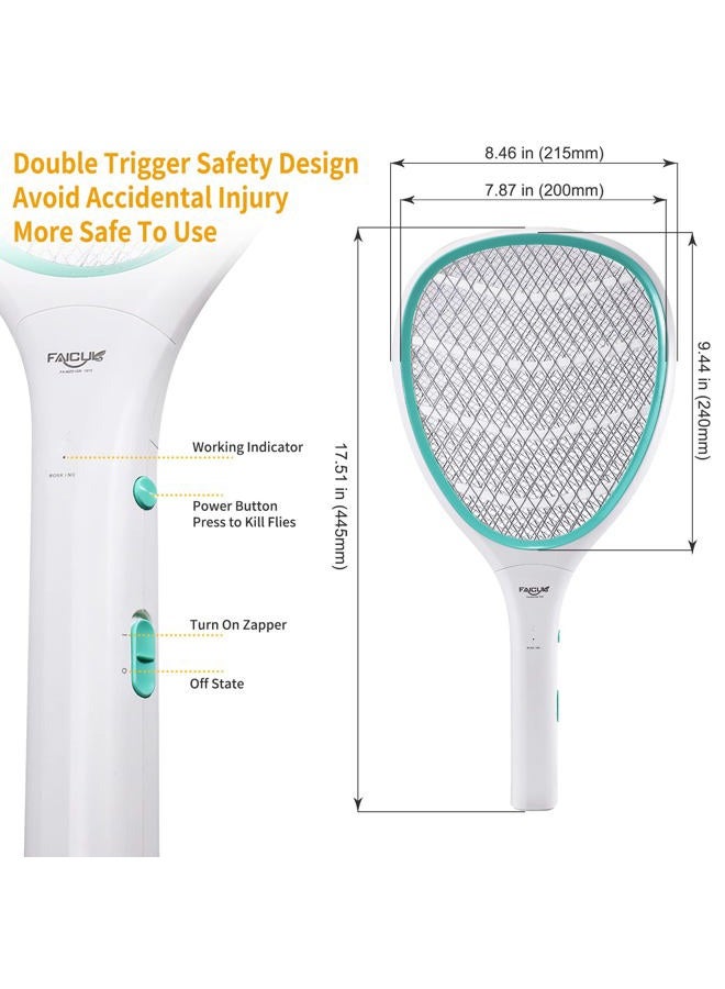 Faicuk Handheld Bug Zapper Racket Electric Fly Swatter - Image 4