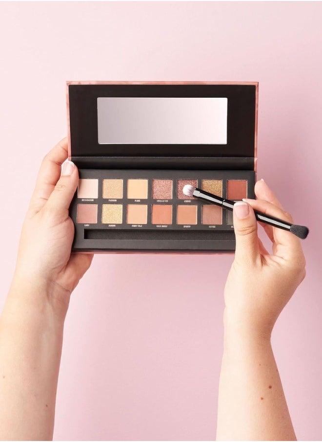 W7 Cosmetics W7 Romanced Eyeshadow Palette - 12 Natural, Pink Nude Colours - Flawless Long-Lasting Makeup  - Image 3