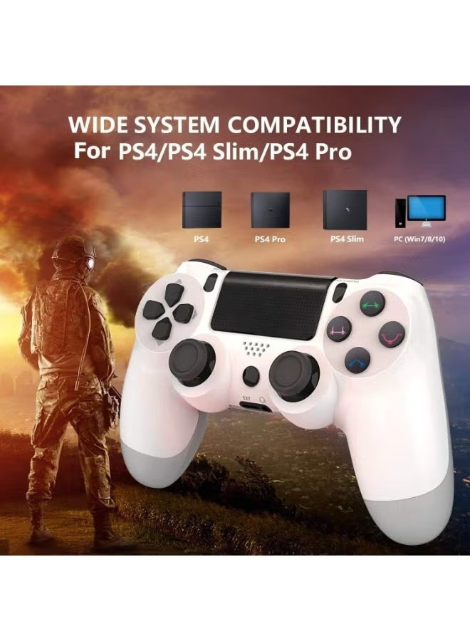 Wireless Gaming Controller with Touch Panel, Motion Sensor, Dual Vibration and Built-in Speaker, Rechargeable Gamepad for Compatible Gaming Consoles - Image 2