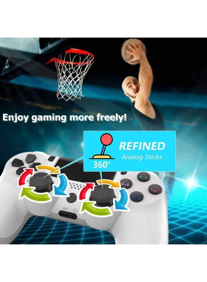 Wireless Gaming Controller with Touch Panel, Motion Sensor, Dual Vibration and Built-in Speaker, Rechargeable Gamepad for Compatible Gaming Consoles - Image 3