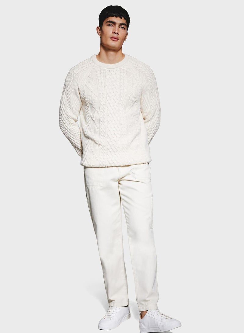 DeFacto Straight Fit Carpenter Pants  - Image 2