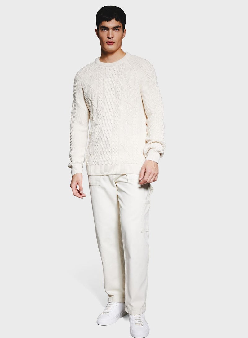 DeFacto Straight Fit Carpenter Pants  - Image 3