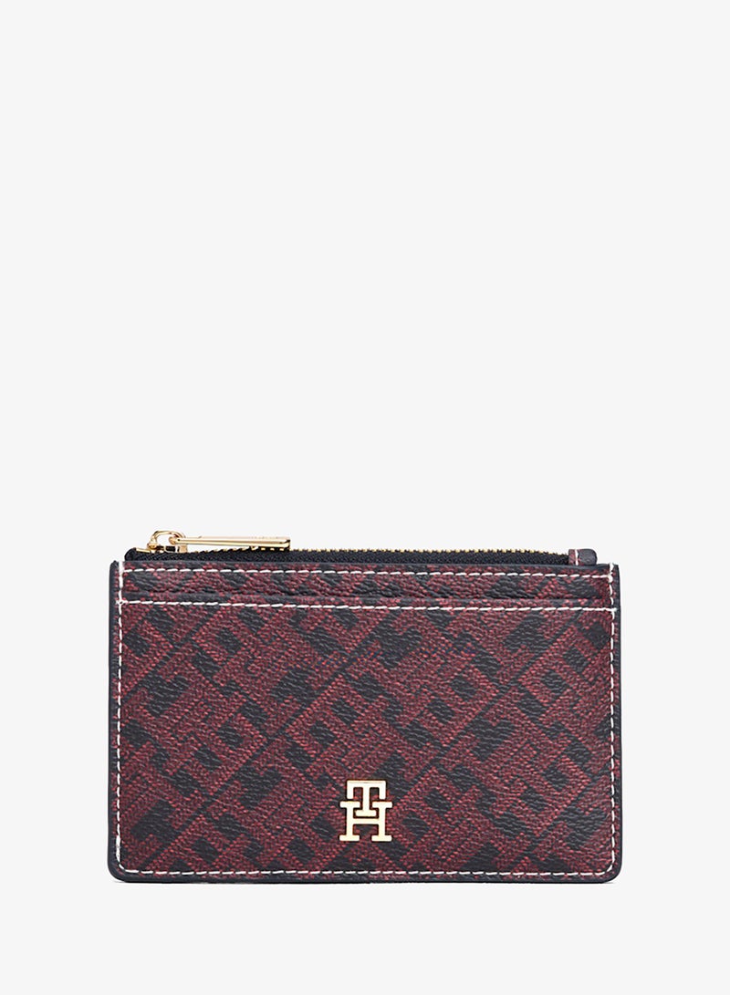 TOMMY HILFIGER Icon Large Card Holder Mono Print - Image 1