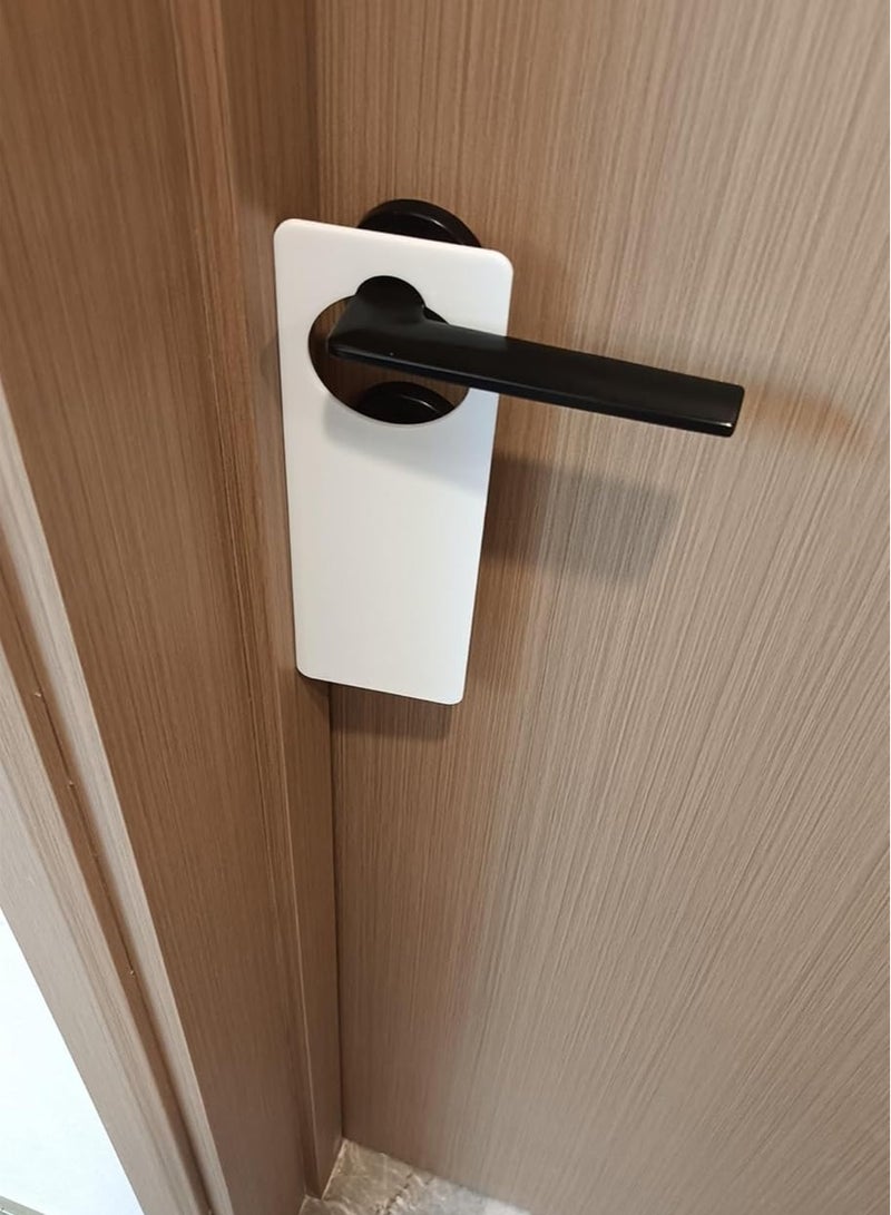 TPGP 5pcs of Door Hanging Hangers Blank Signs,DIY Blank Door Knob Signs for Painting, DIY Craft, Home, Office Hotel Decoration,Business Use, Arts and Crafts (White) - Image 5